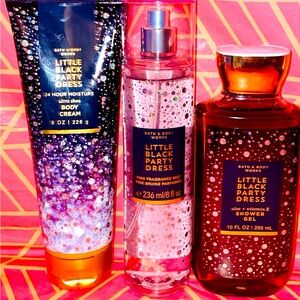 Bath & Body Works Little Black Party Dress Set